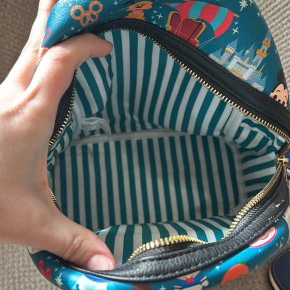 🏰Loungefly Disney Parks Backpack Multiple Characters - Picture 8 of 9